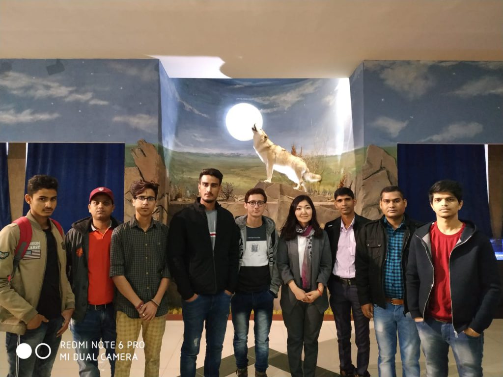 our student at college campus